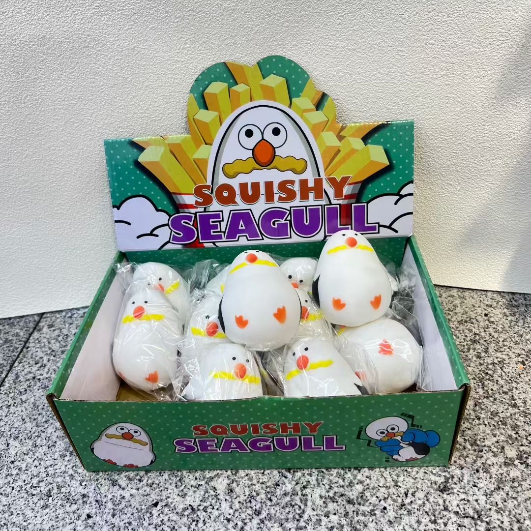 面粉 捏捏乐 企鹅造型玩具 解压玩具 新奇特 可爱玩具 生产厂家 外贸新款 塑料袋包装 趣味玩具 白底实物图