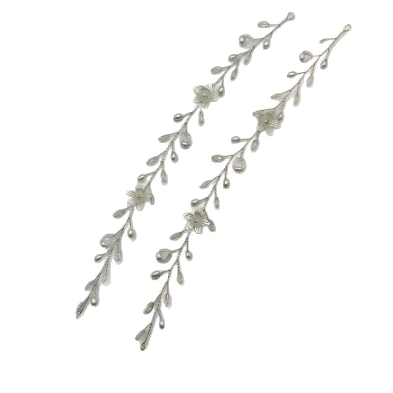 欧美爆款珍珠水晶头饰,新娘头饰亚马逊爆款头饰发带欧美详情图1