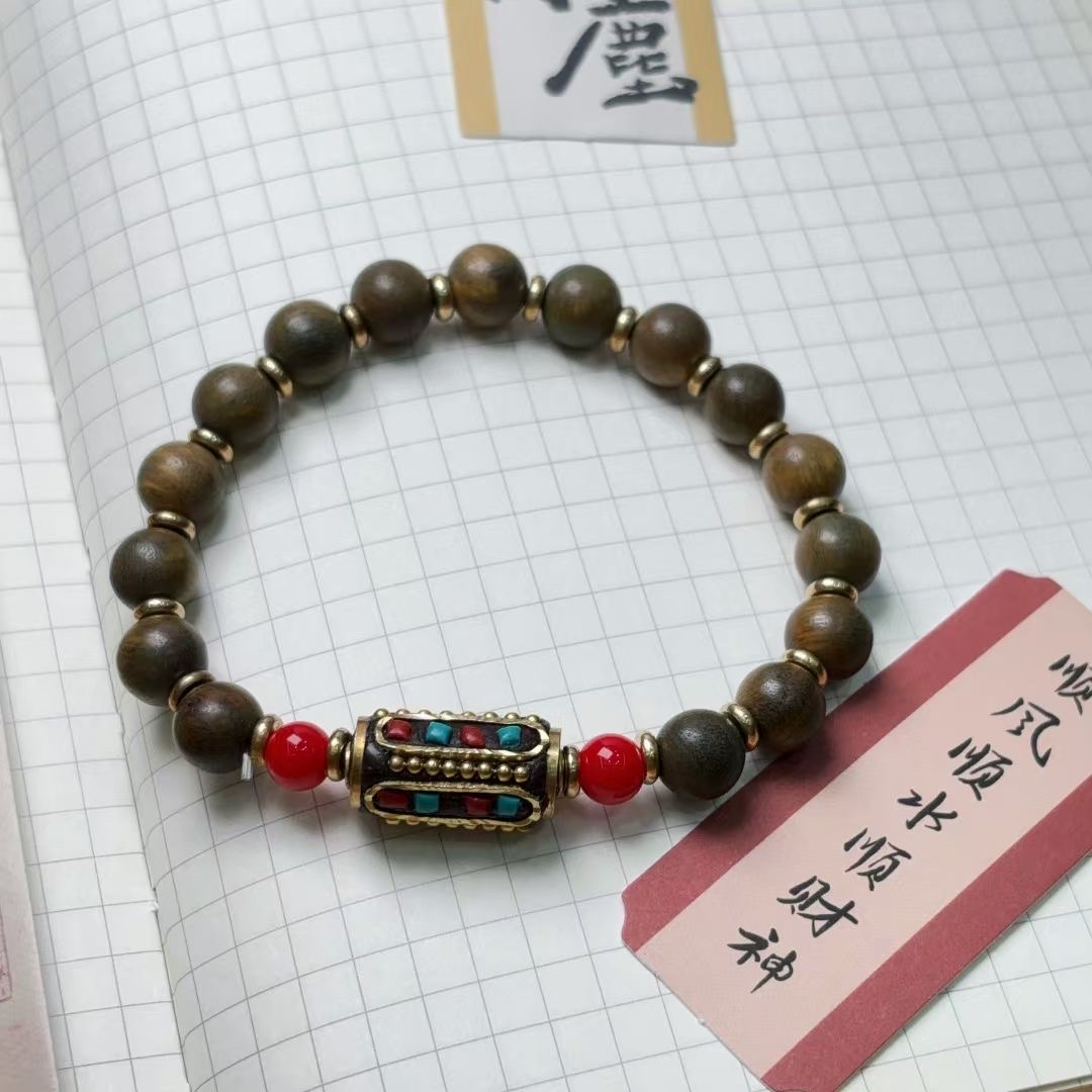 批发木珠手链，尼泊尔配件串珠手串新款，旅游畅销品