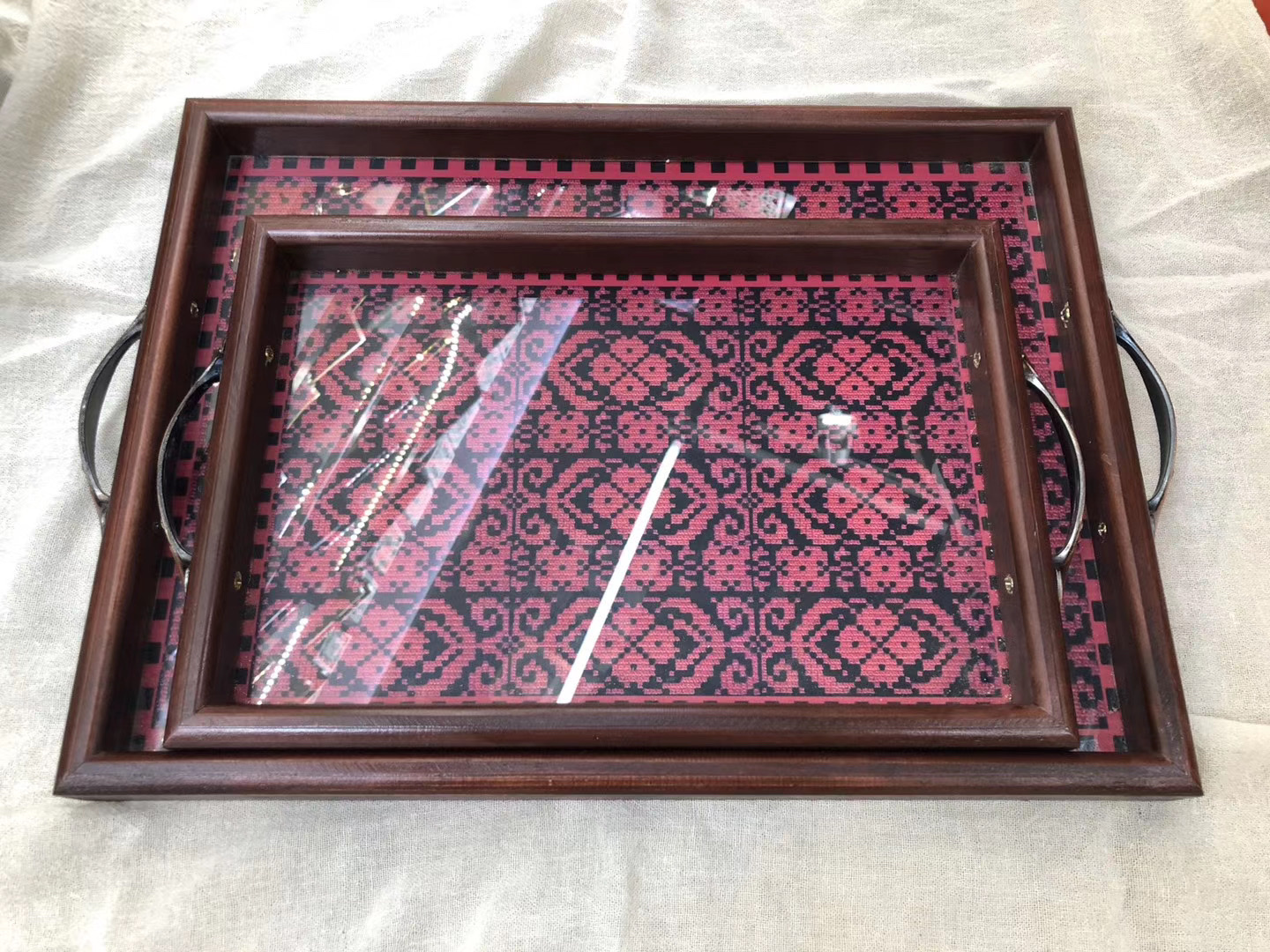 木质托盘，果盘，彩色