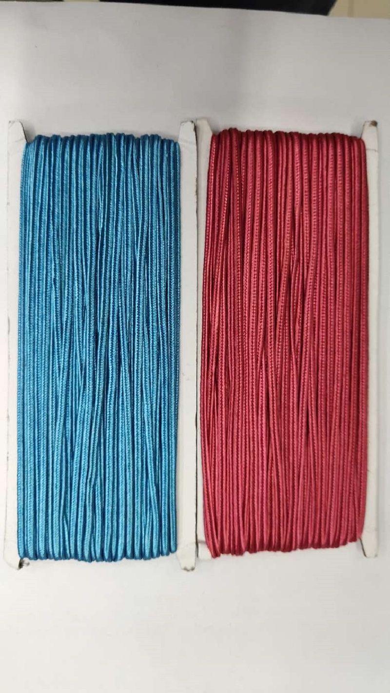 凹带体彩线包饰品配饰项链手链专用三股辫圆绳