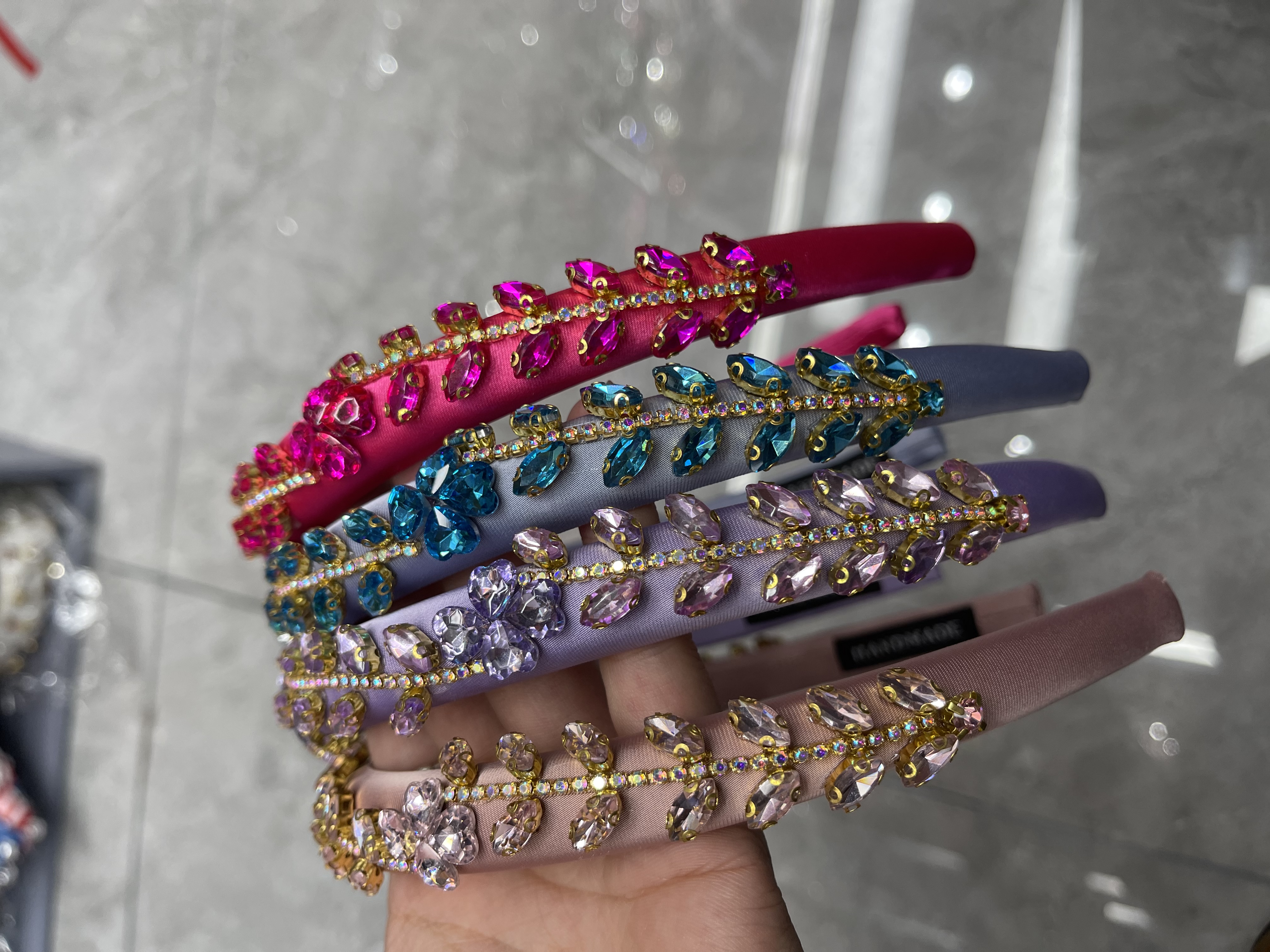 时尚头箍发箍女士韩版拼接头饰发饰发箍发箍女士拼接韩版产品图