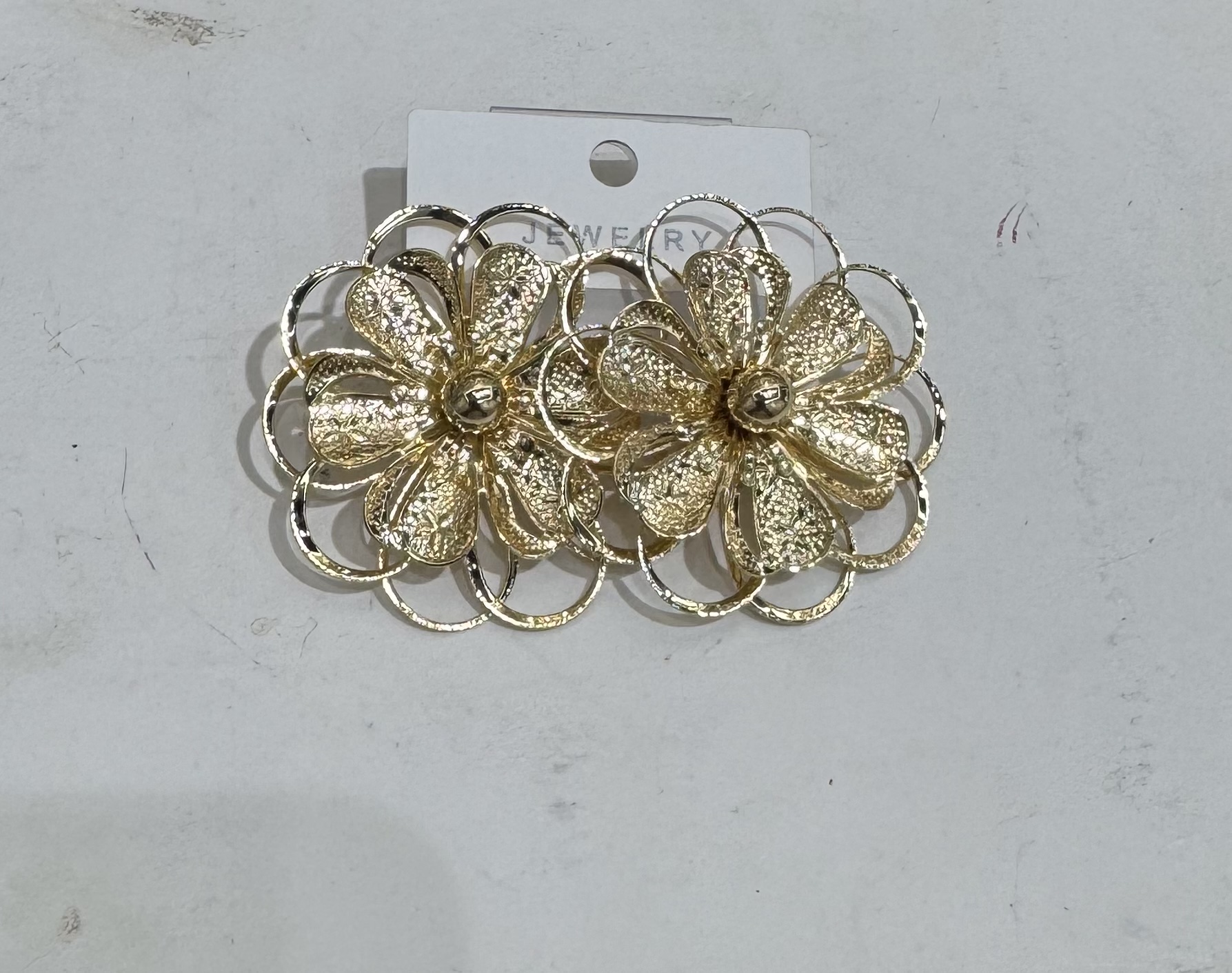 恩在饰品 欧美流行 时尚风 夸张大花型 耳环 耳饰 耳钉