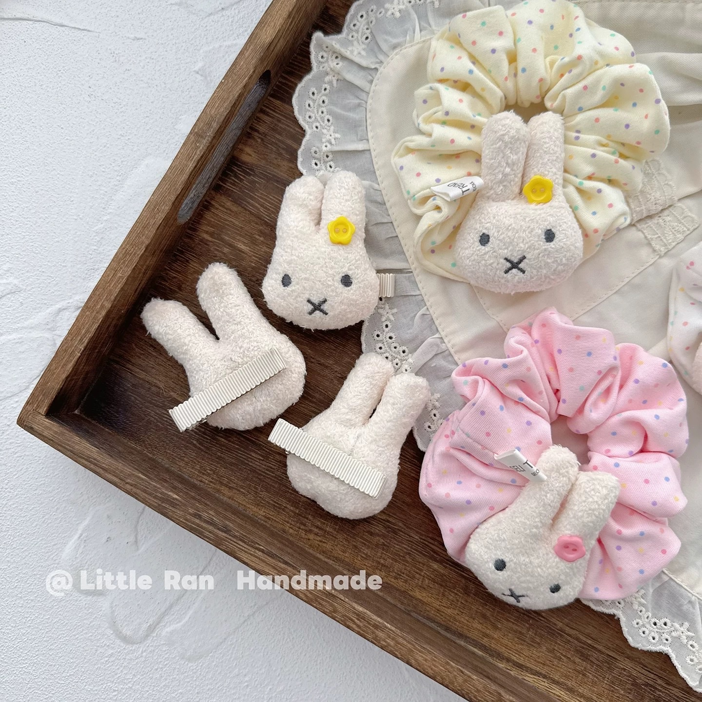 Little Ran Miffy Rabbit Hair Accessories Children's Cute Cartoon Hair Bands Rabbit Hair Clips Girls' Cute Baby headwear Hair bands details Picture