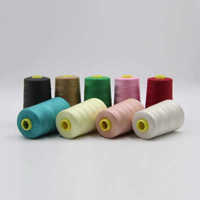 缝纫线宝塔形家用涤纶粗线手工缝衣线多色针线手缝线