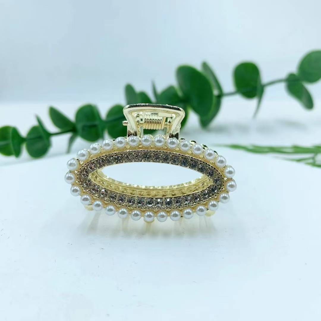 Metal small hairpin at the back of the head, mini hairpin, feminine summer style, Korean bangs clip, pearl clip, small size, 4.5cm details Picture