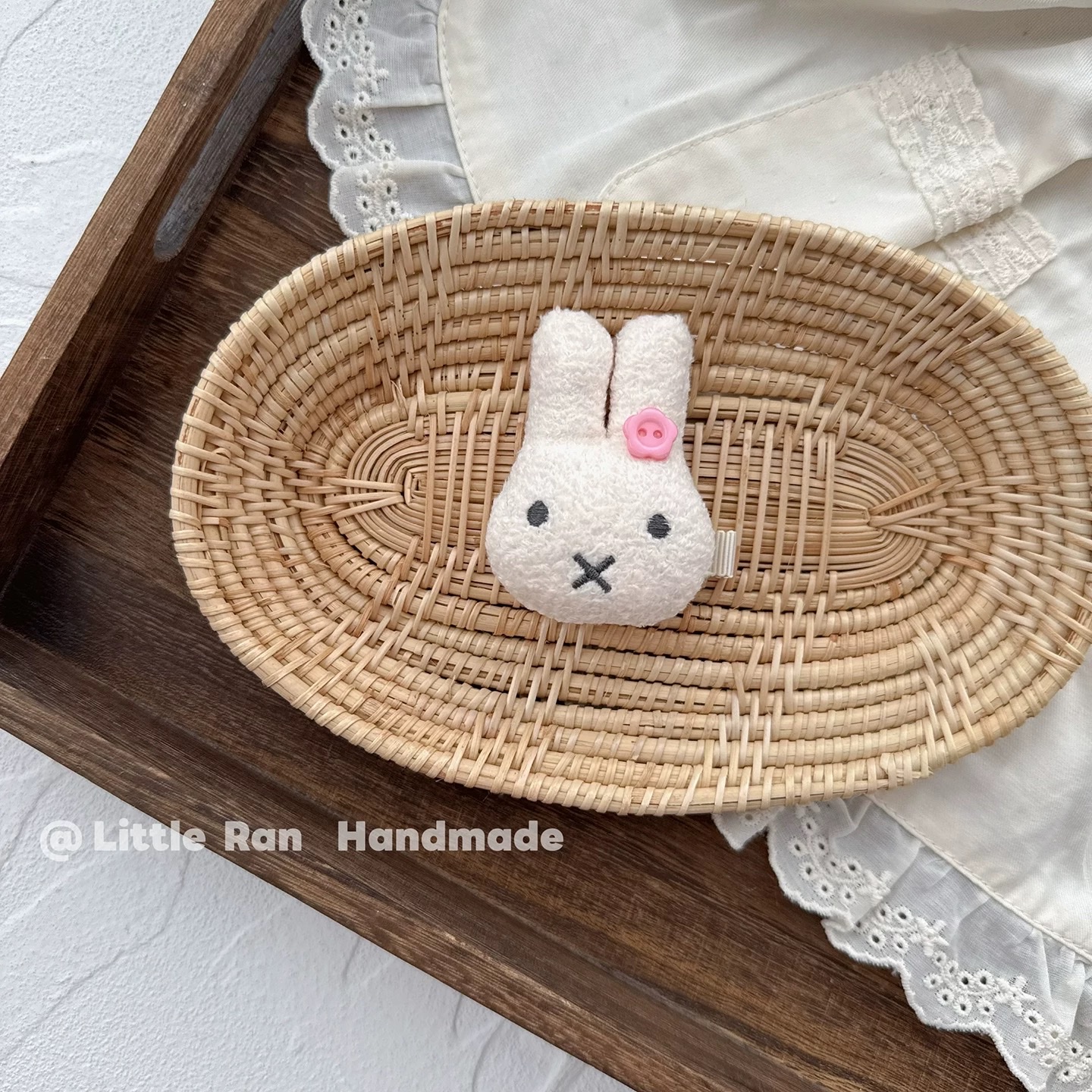 Little Ran米菲兔发饰儿童可爱卡通发圈兔子发夹女童可爱宝宝头饰发圈详情图6