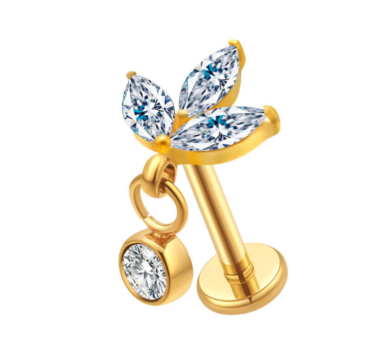 穿刺唇饰实物图