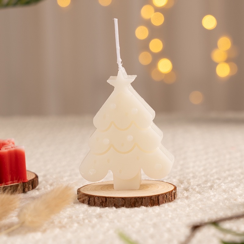 Christmas scented candles, creative Christmas tree atmosphere, scented candle ornaments, romantic Christmas souvenir gifts detail image 2