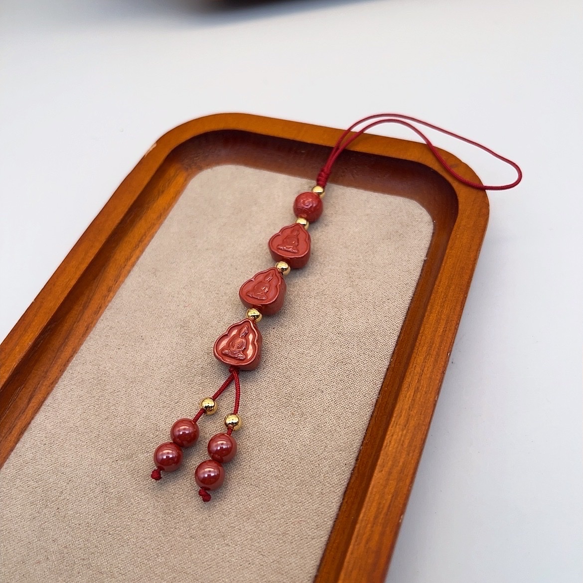 朱砂钥匙链，手机链，包挂，一物多用钥匙扣钥匙扣钥匙扣配件钥匙车钥匙扣钥匙扣详情图2