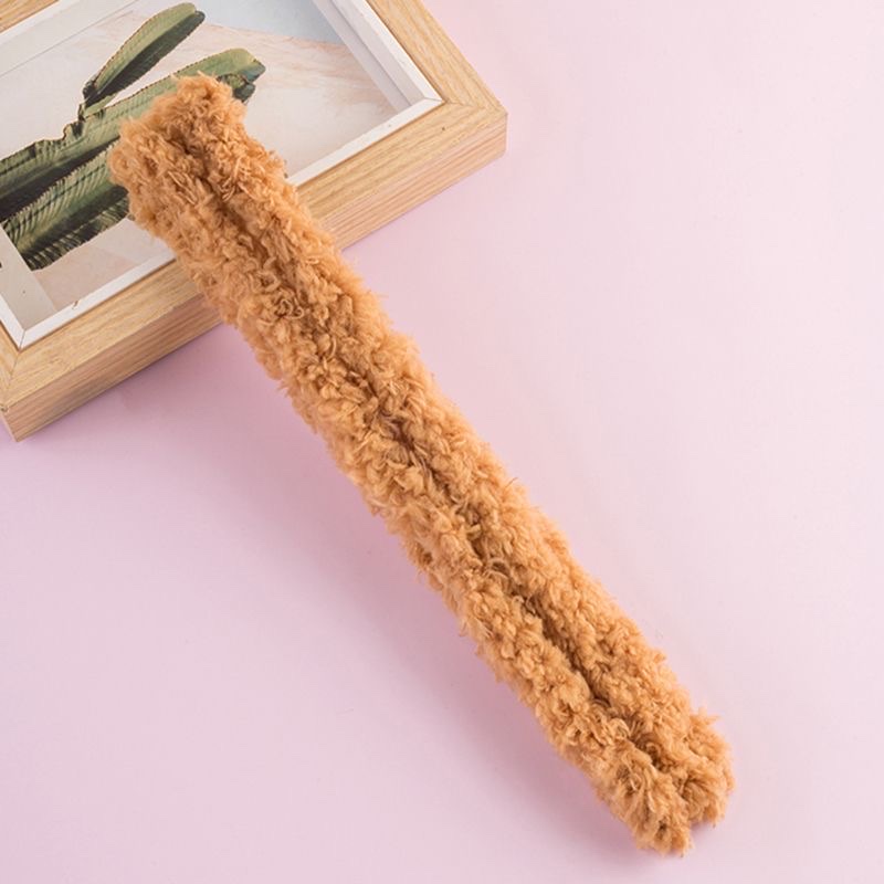 15mm珊瑚绒超粗加密兔毛手工扭扭棒20毫米毛条毛根diy小狗材料包详情图11