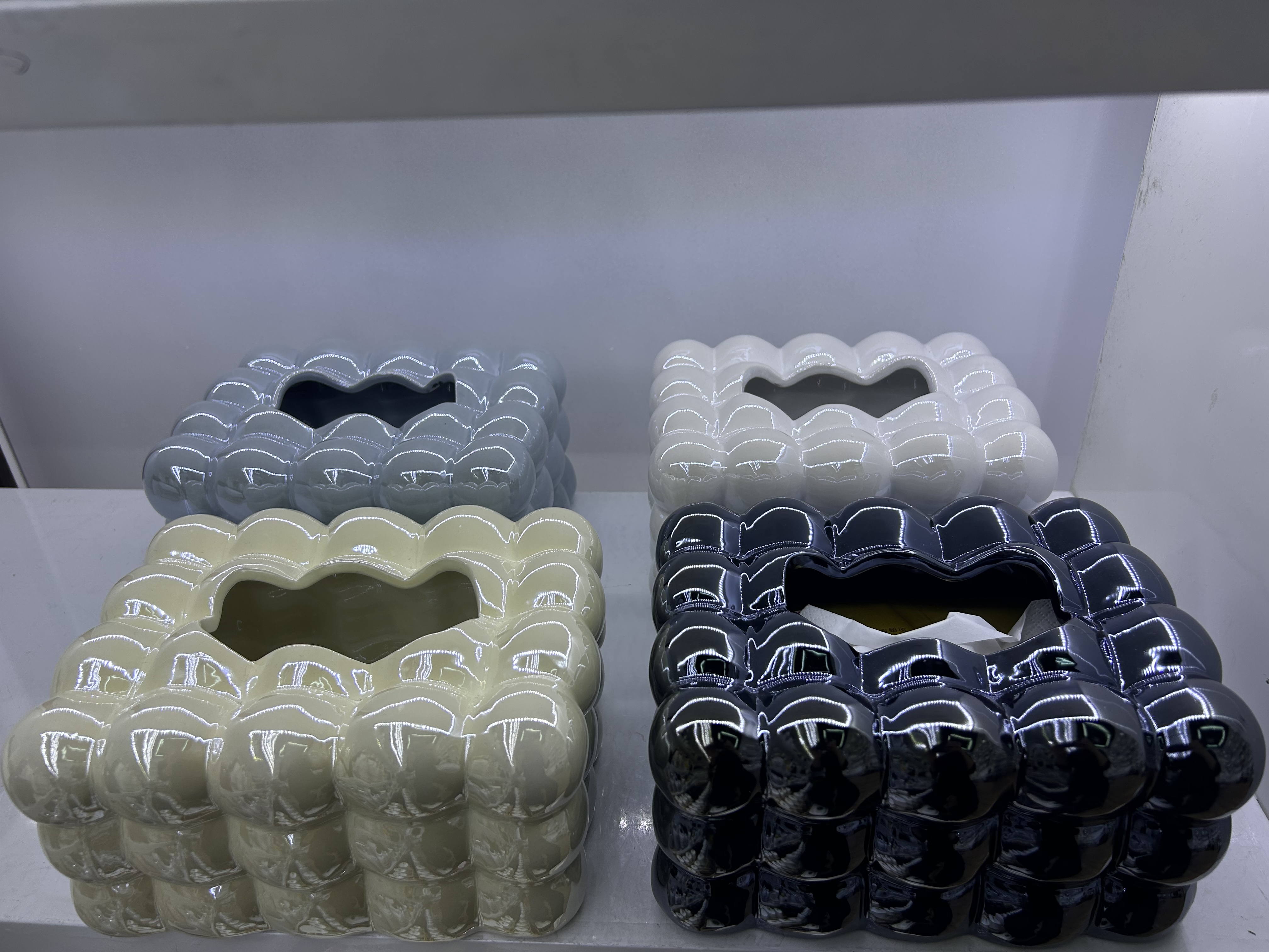 轻奢陶瓷调味罐调味盒厨房用品调味瓶盐罐创意辣椒调料罐套装批发001