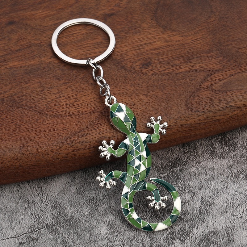 Rex rabbit fur ball keychain accessories, transparent cherry beads, cute key chain ornaments, creative diy gifts, gecko and Brazilian lizard accessories detail image 3