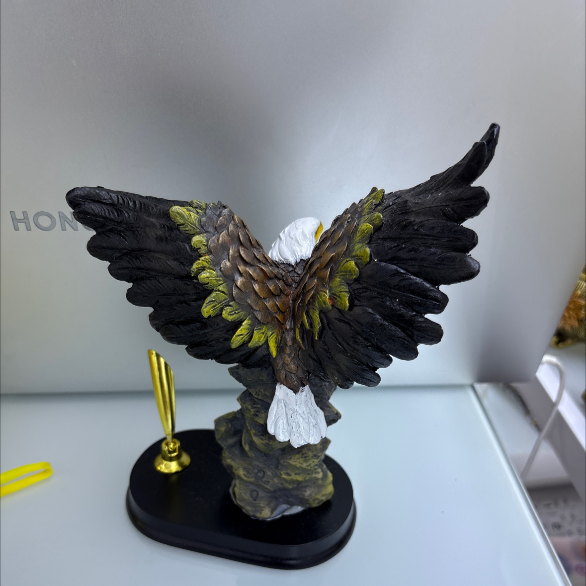 树脂老鹰加笔插摆件，客厅摆件大号小型装饰文创品家居摆设创意收藏客厅摆件小摆件装饰详情图3