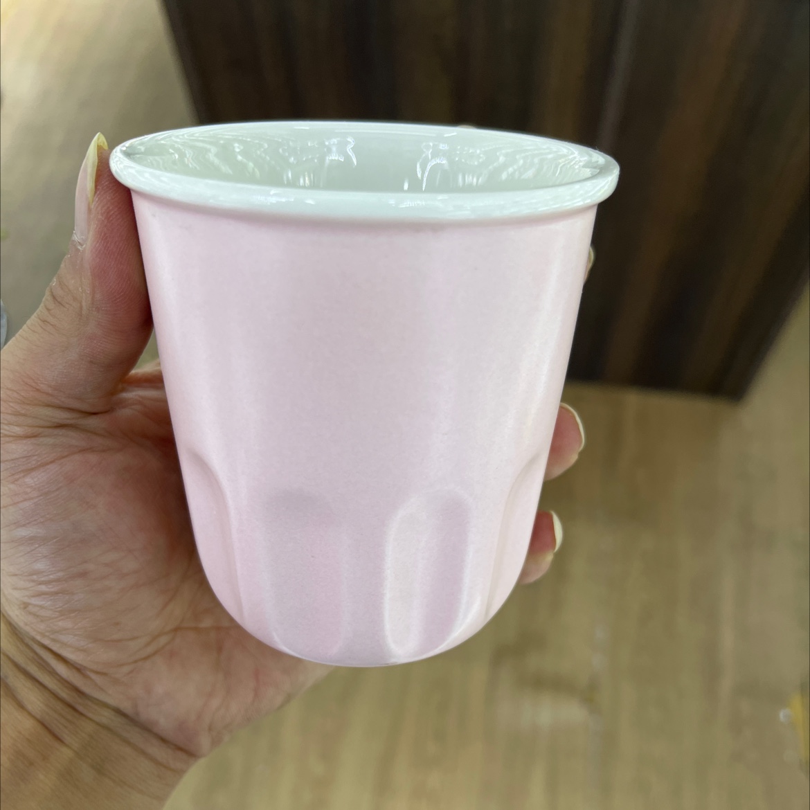 Hand-held cups, ceramic cups, American latte coffee cups, portable ins-style simple mugs, home sets, handless cups detail image 3