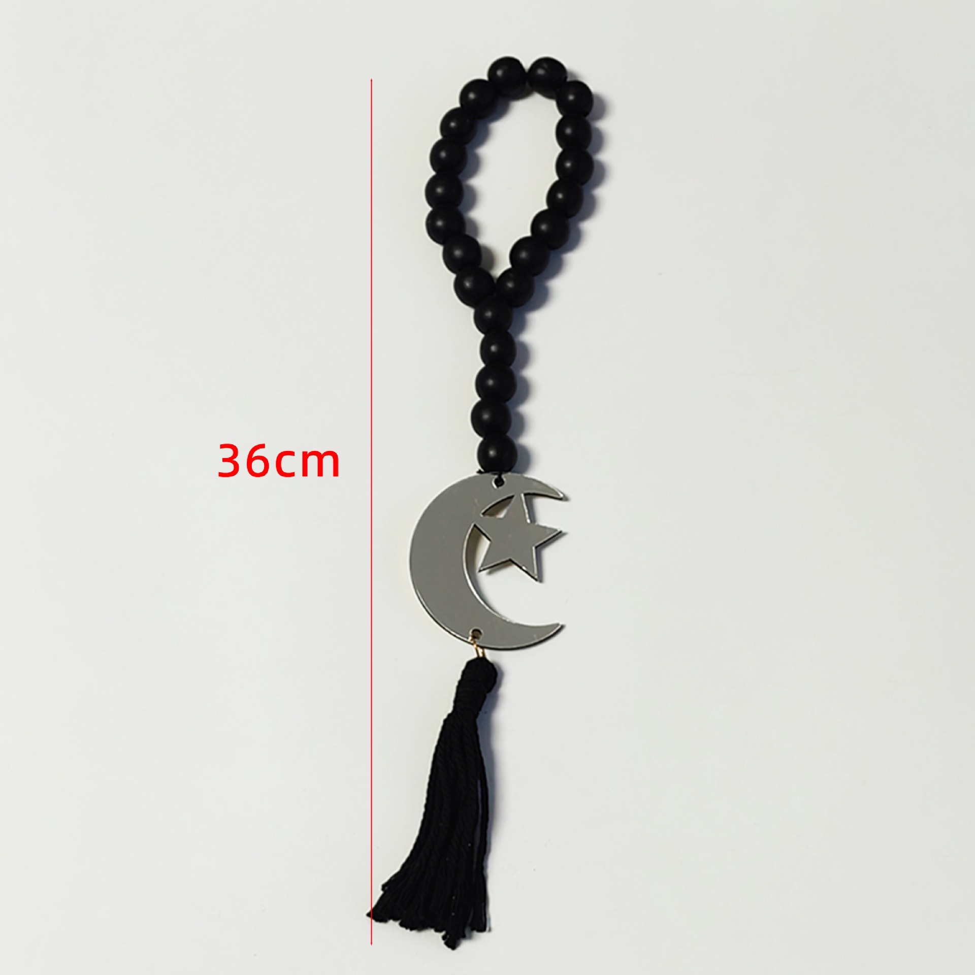 Cross-border wooden bead pendants, diy tassel jewelry accessories, festival home beaded and hemp rope decoration home pendants wholesale detail image 14