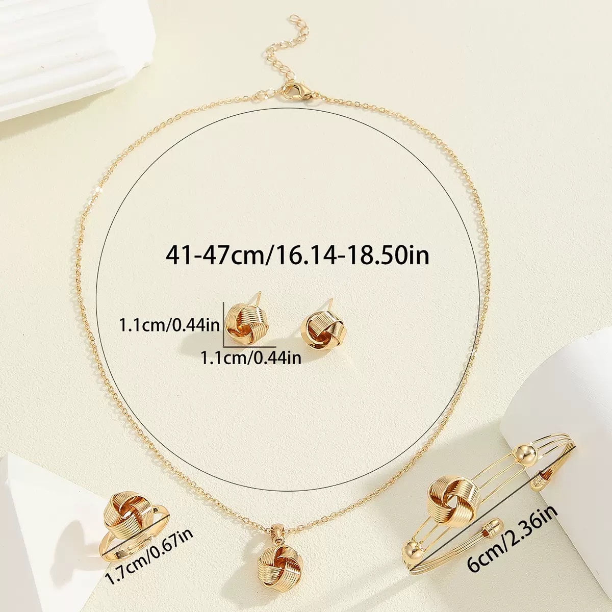 猫眼石沙金叮当镯欧美风手镯时尚简约女款饰品礼物赠品产品图