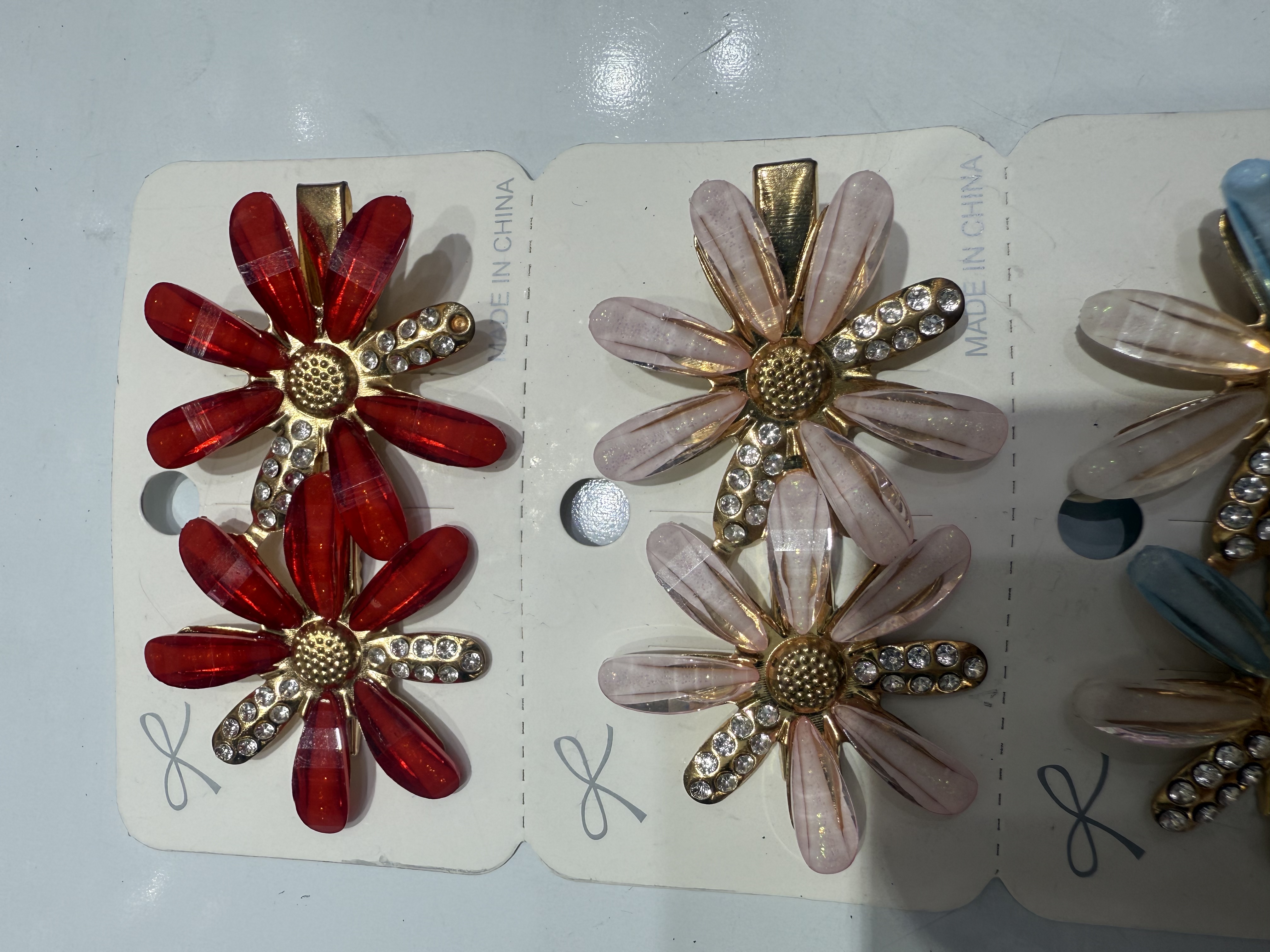 发夹抓夹滴油蝴蝶结水钻BB夹时尚简约发饰发型夹子发卡头饰配饰