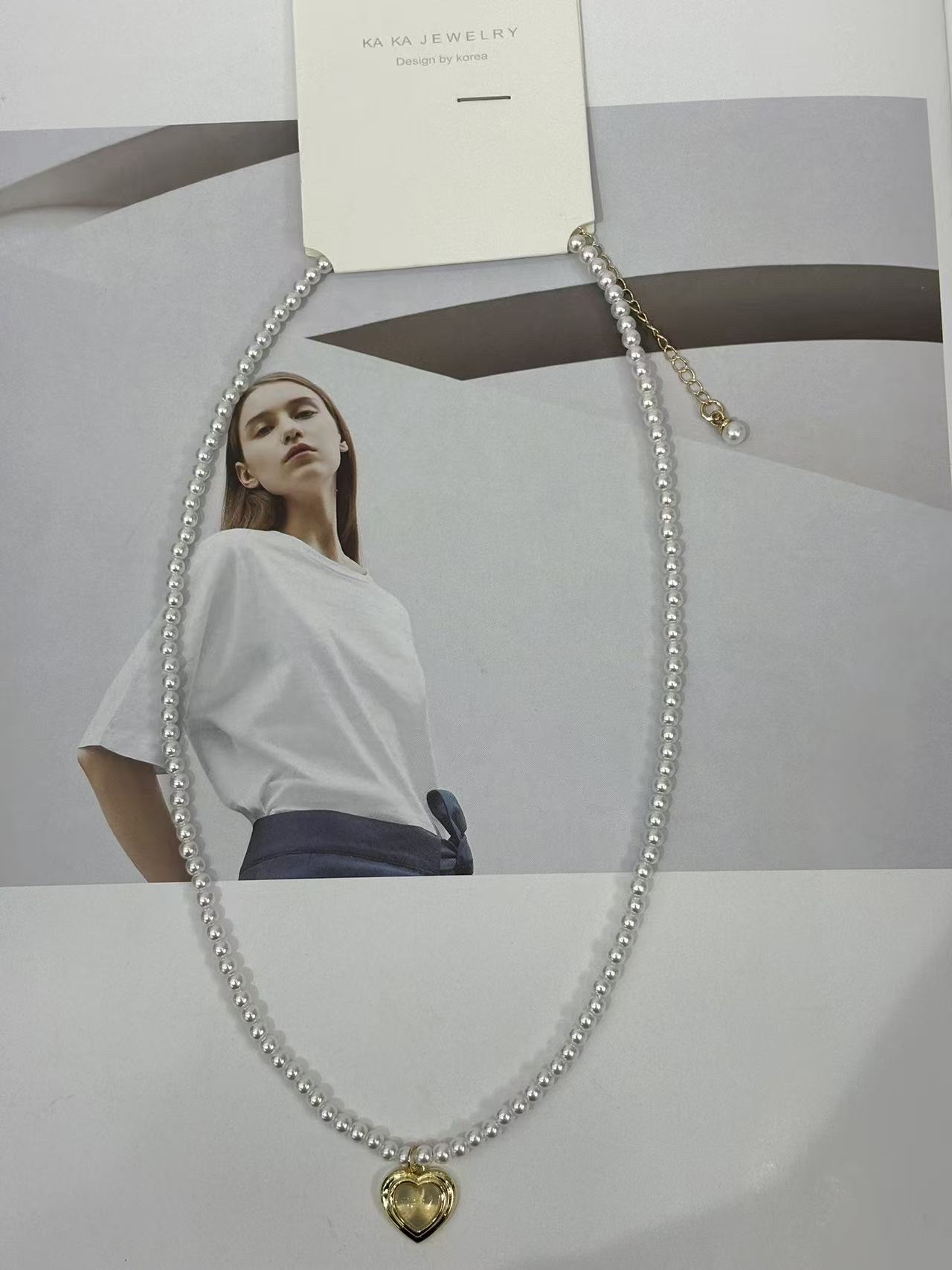 锆石项链18k金饰品时尚简约百搭女款首饰品送礼新款