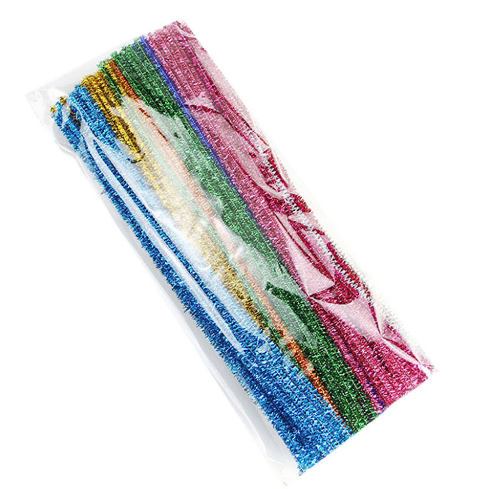 30 cm gold wire wool strips, 100 twisted rods, DIY decorative handcrafted materials thumbnail