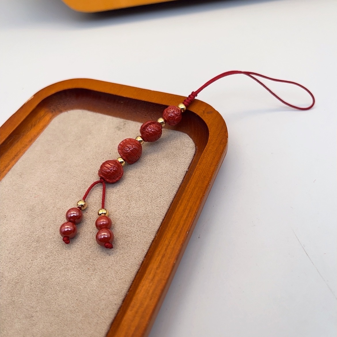 朱砂钥匙链，手机链，包挂，一物多用钥匙扣钥匙扣钥匙扣配件钥匙车钥匙扣钥匙扣详情图3