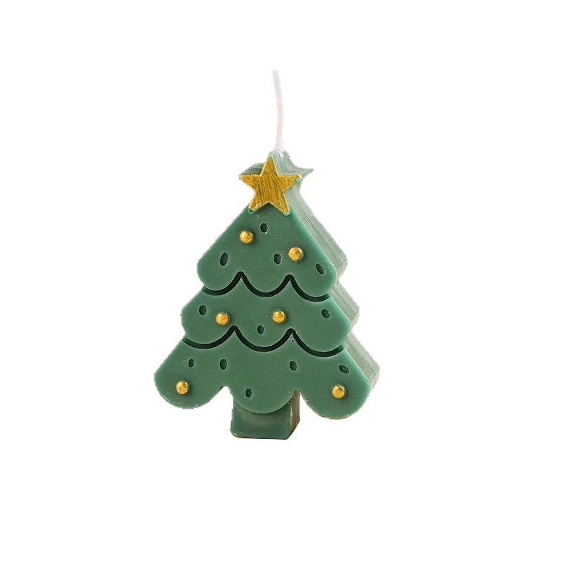 Christmas scented candles, creative Christmas tree atmosphere, scented candle ornaments, romantic Christmas souvenir gifts detail image 3