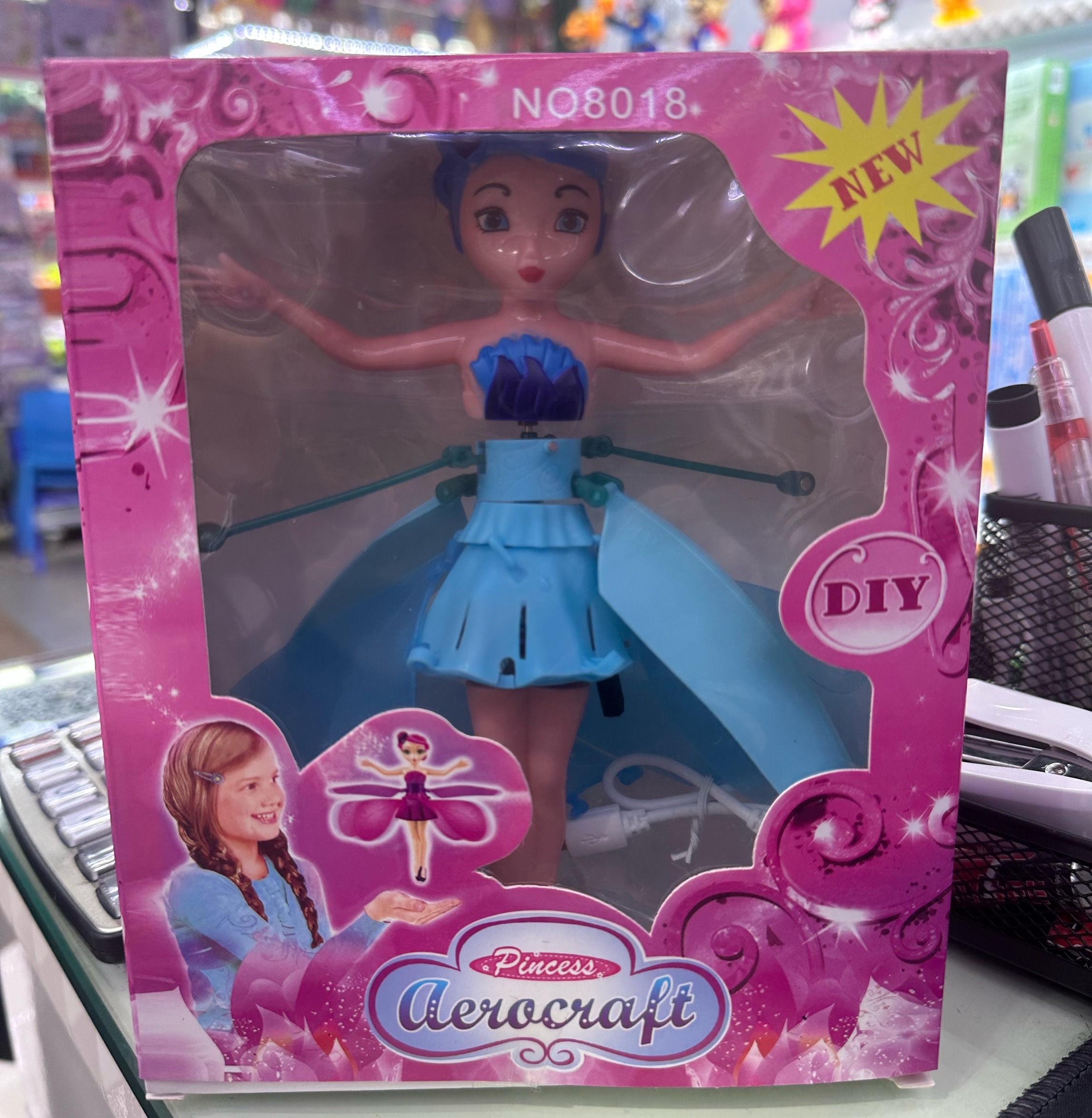 儿童玩具小仙女遥控飞机女孩感应悬浮飞天女童飞行器感应飞行器详情图2