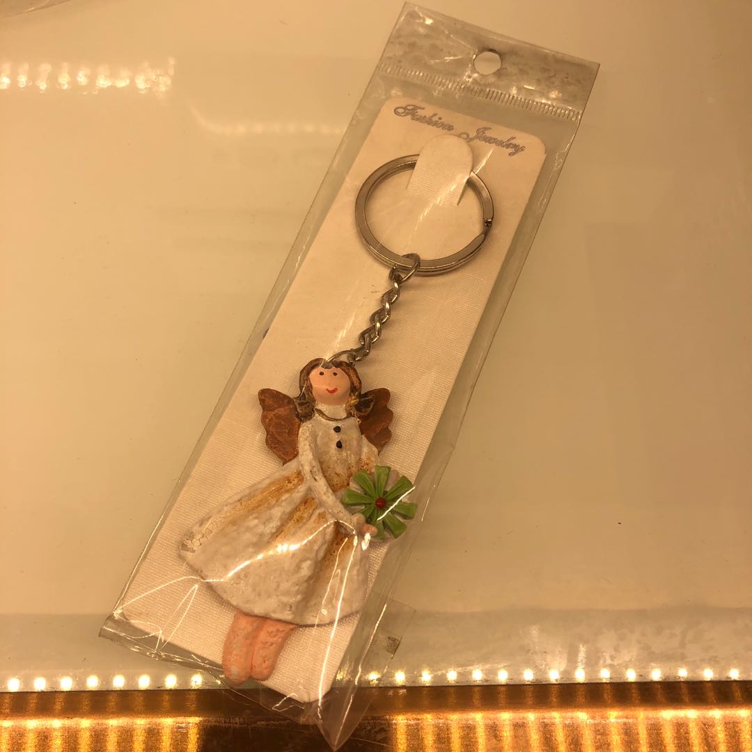 晟威工艺捧花女孩钥匙扣挂件树脂挂件节日礼品，圣诞，装饰，工艺品1金属工艺品