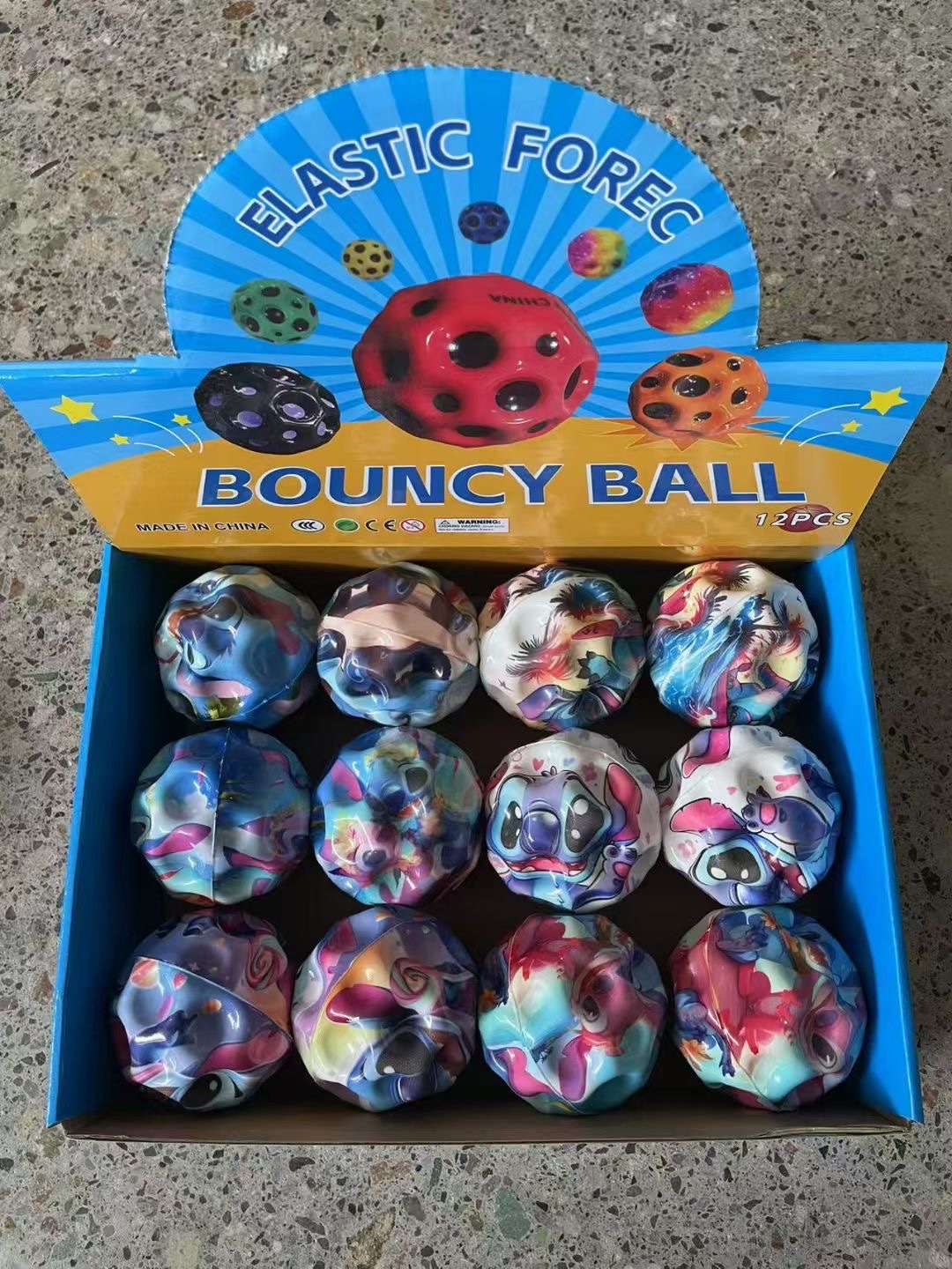 弹力球抛接球儿童户外玩具 飞球运动训练益智游戏适合儿童娱乐放松