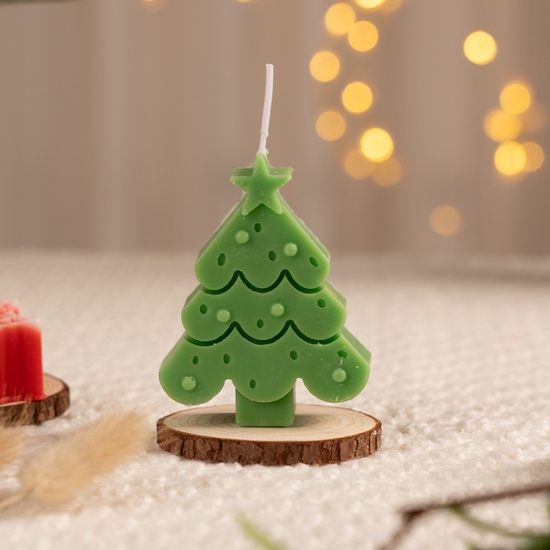 Christmas scented candles, creative Christmas tree atmosphere, scented candle ornaments, romantic Christmas souvenir gifts detail image 7