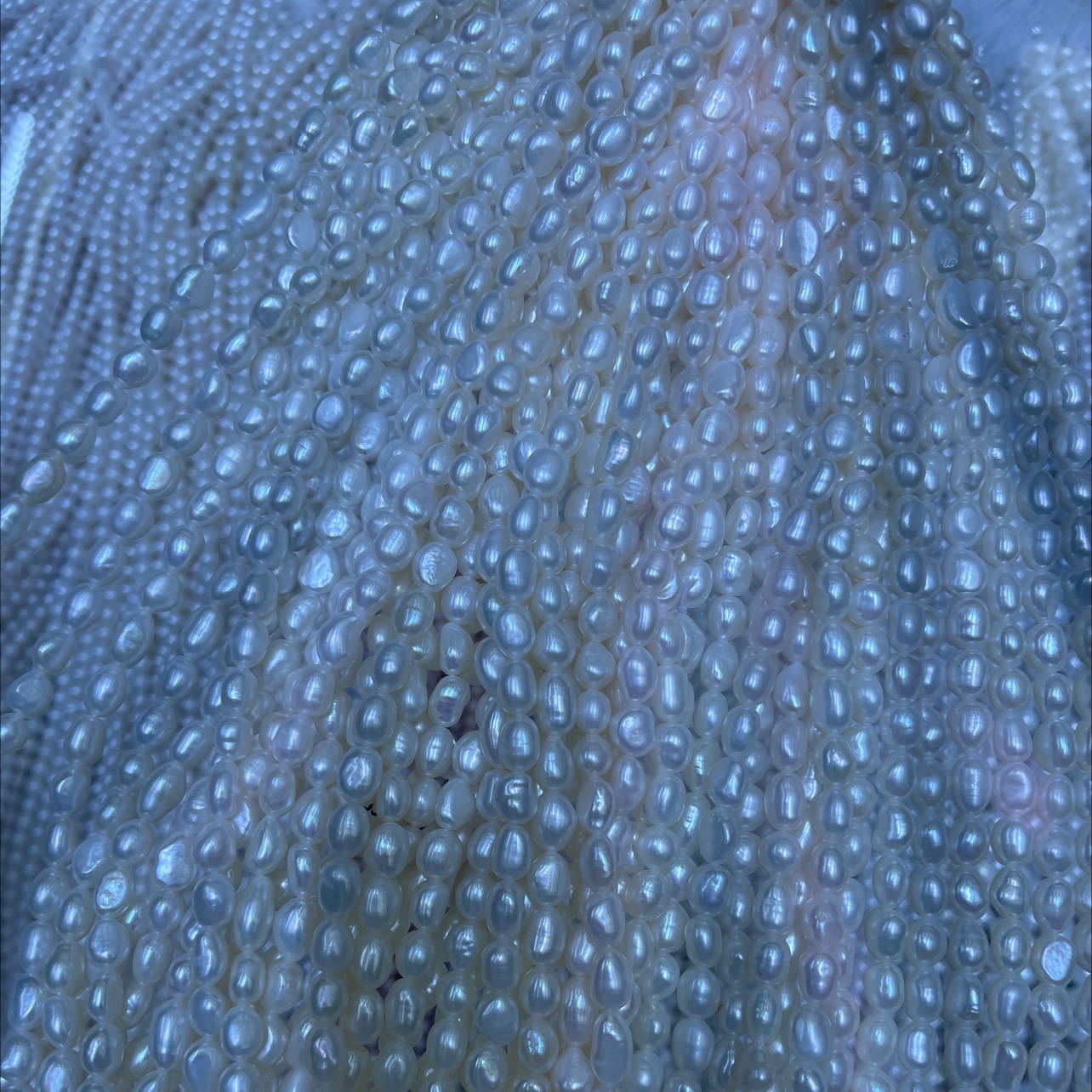 天然珍珠项饰实物图