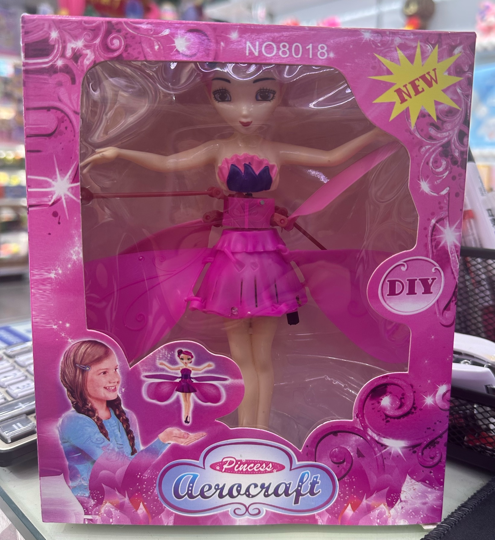 儿童玩具小仙女遥控飞机女孩感应悬浮飞天女童飞行器感应飞行器