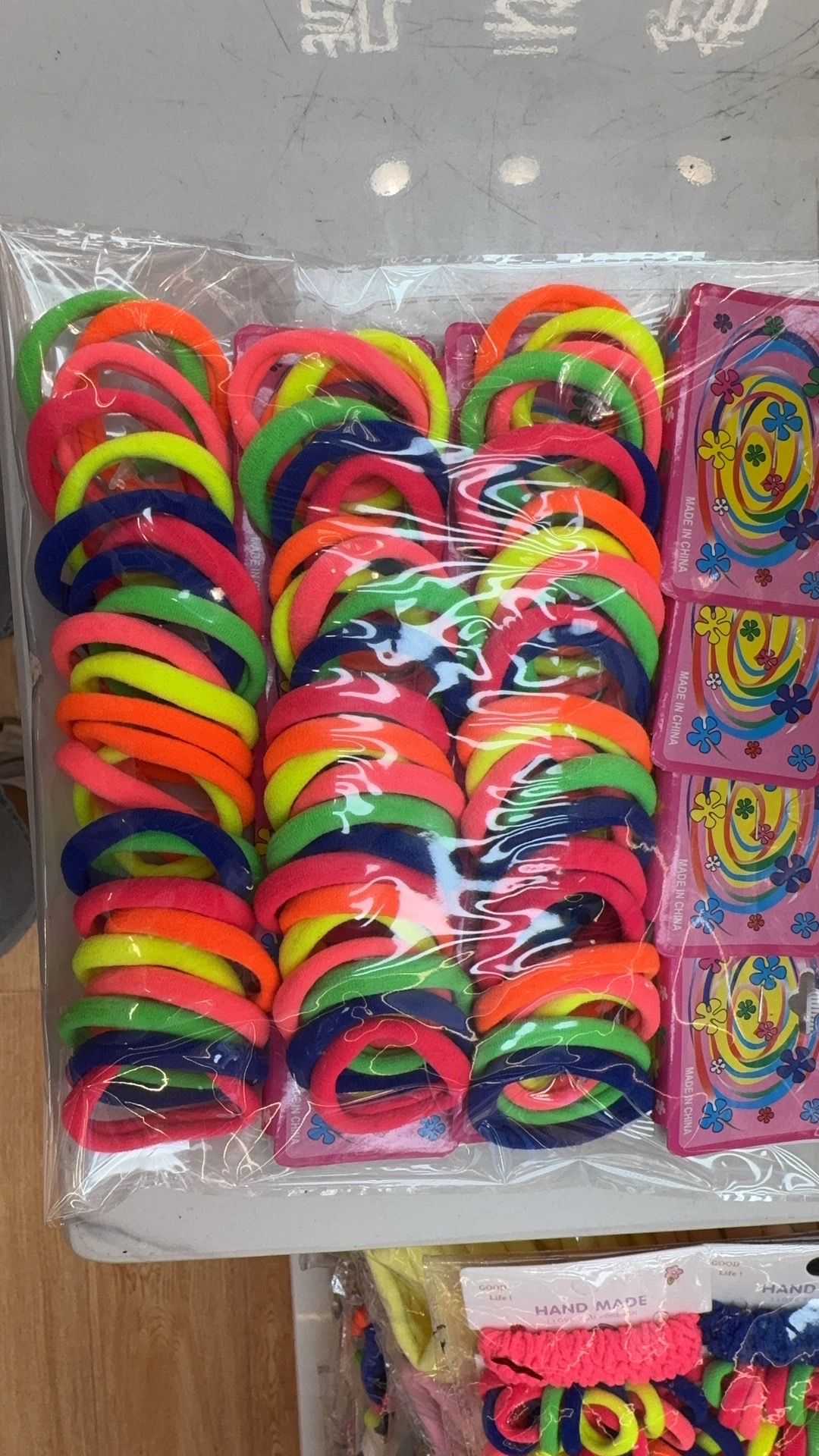 韩版女士发绳发饰拼接简约时尚头绳儿童头饰多款任选