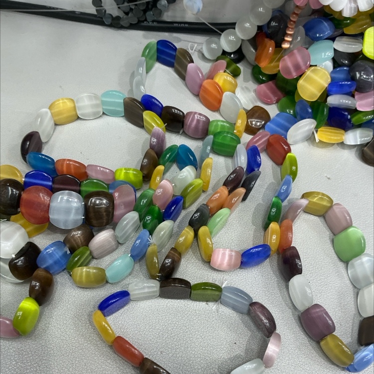  猫眼石手排 厂家直销 可定制详情图2