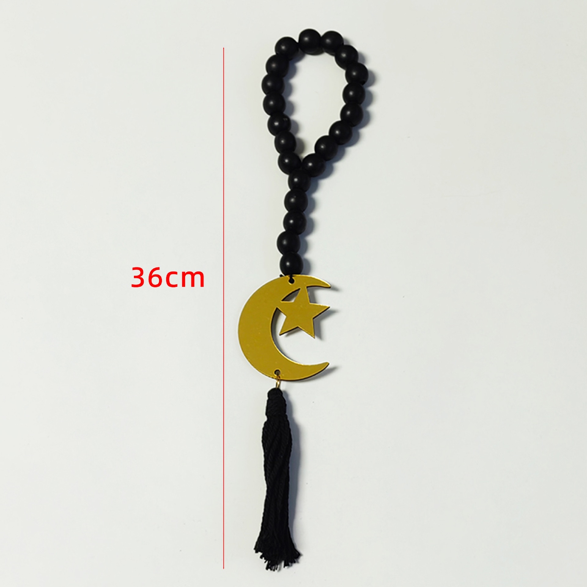 Cross-border wooden bead pendants, diy tassel jewelry accessories, festival home beaded and hemp rope decoration home pendants wholesale detail image 13
