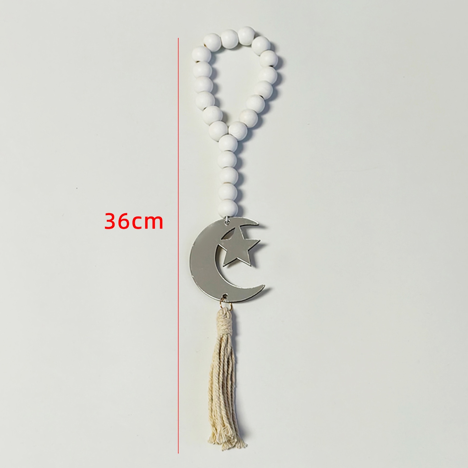 Cross-border wooden bead pendants, diy tassel jewelry accessories, festival home beaded and hemp rope decoration home pendants wholesale detail image 12