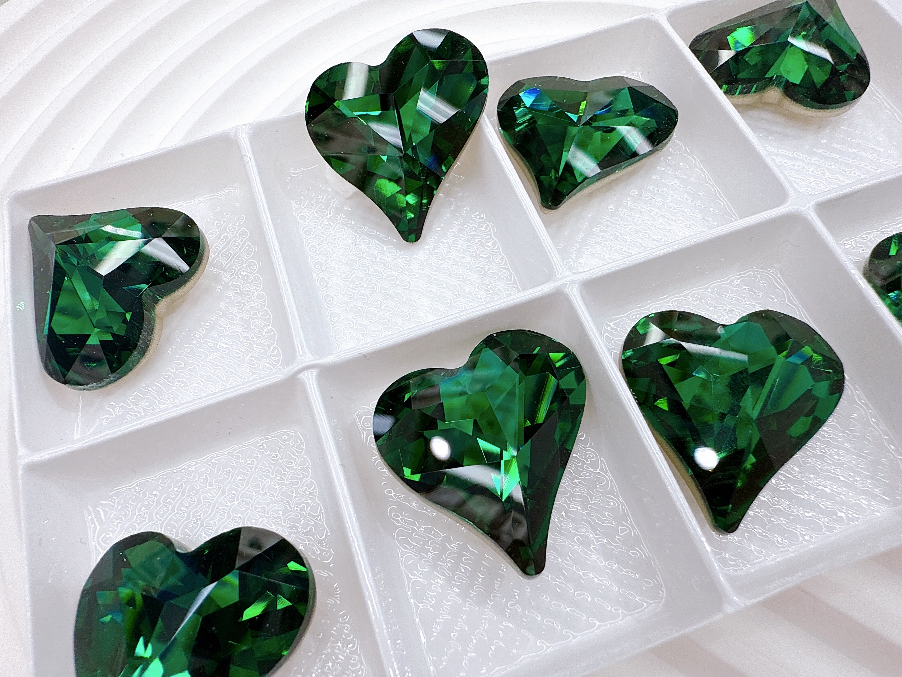 爆闪新款施华洛高档K9大歪心尖底水晶钻diy美甲手机壳饰品厂家批发 