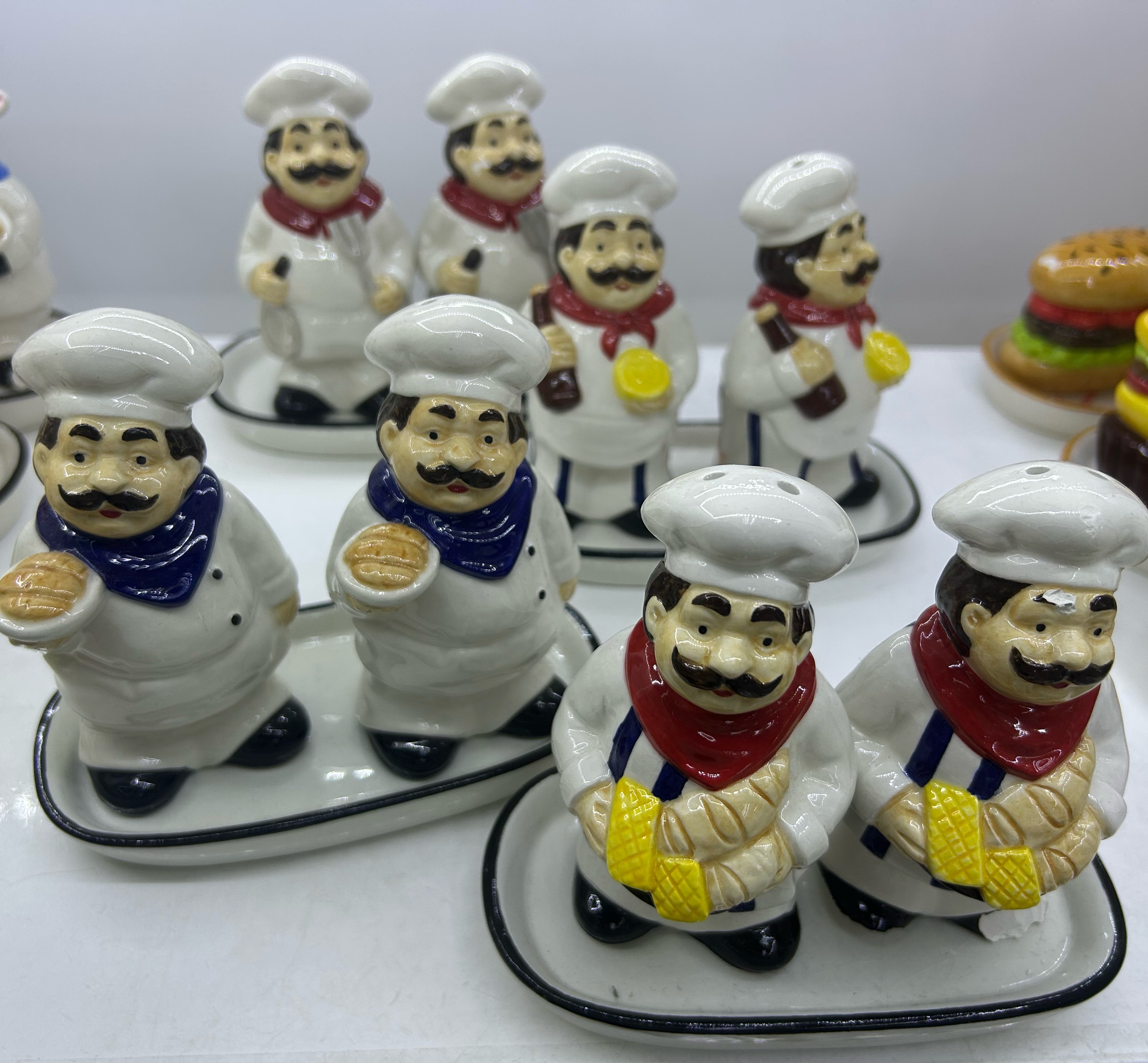 轻奢陶瓷调味罐调味盒厨房用品调味瓶盐罐创意辣椒调料罐套装批发 产品图