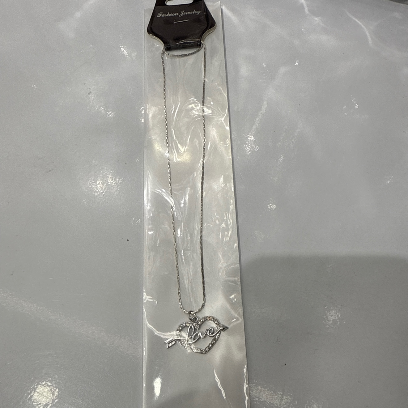 沙金锆石项链银饰18k金饰品时尚简约百搭女士项链首饰品潮流新款