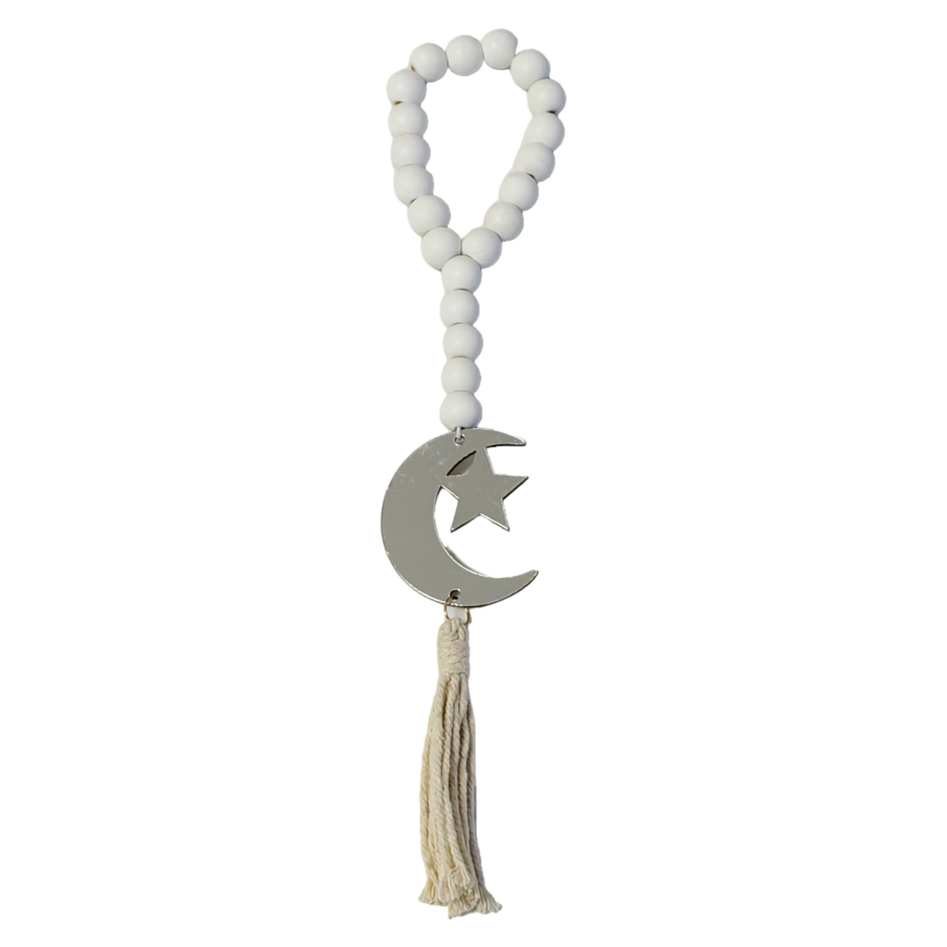 Cross-border wooden bead pendants, diy tassel jewelry accessories, festival home beaded and hemp rope decoration home pendants wholesale detail image 7