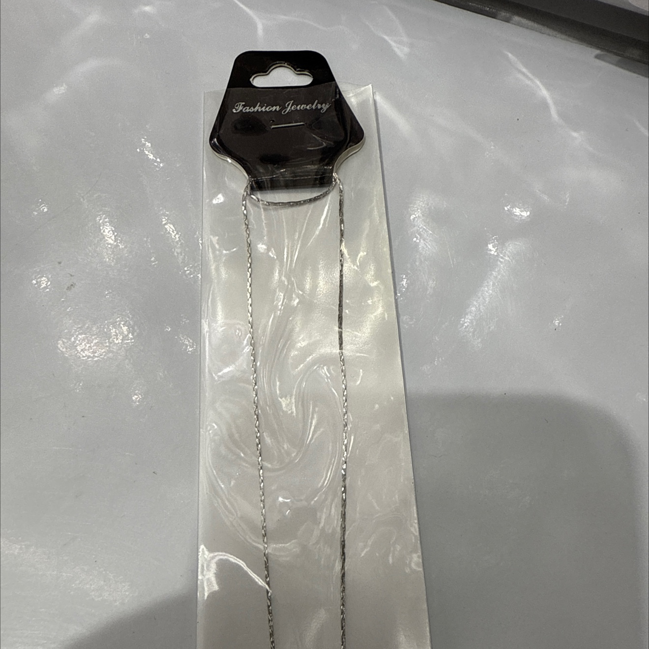 沙金锆石项链银饰18k金饰品时尚简约百搭女士项链首饰品潮流新款细节图