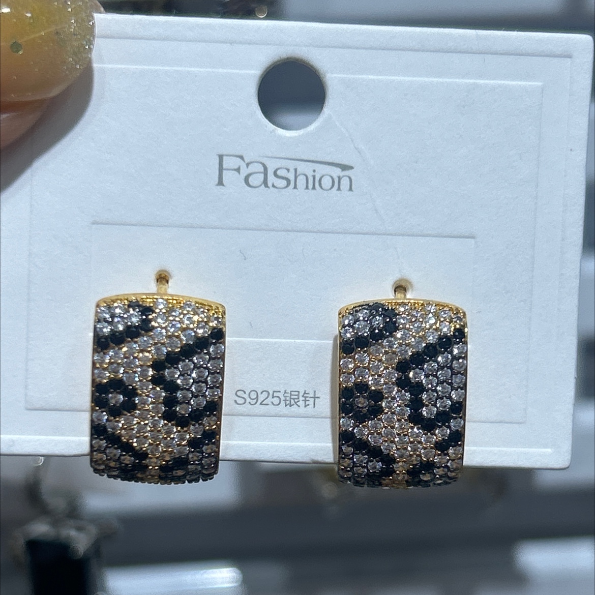 沙金锆石项链银饰18k金饰品时尚百搭简约女款首饰品礼物