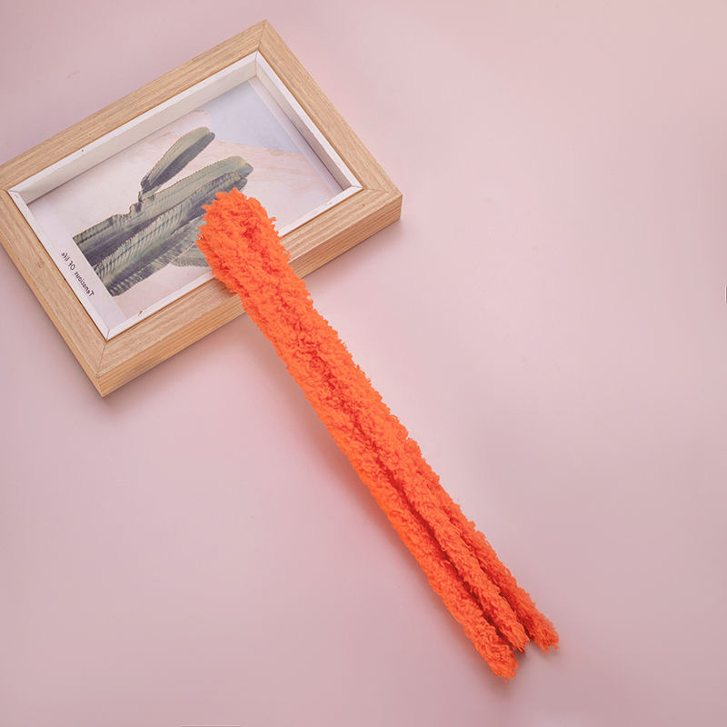 15mm珊瑚绒超粗加密兔毛手工扭扭棒20毫米毛条毛根diy小狗材料包详情图15