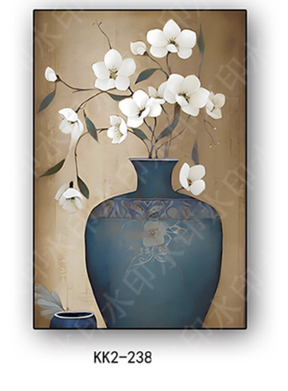 花卉花瓶晶瓷装饰画简约挂画客厅艺术壁画家居装饰品装饰画