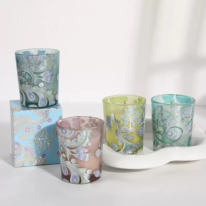 玻璃杯香薰蜡烛批发定制家用结婚伴手礼简约创意香氛蜡烛摆件跨境