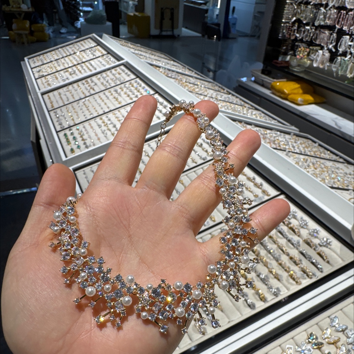 锆石项链14k金饰品时尚简约百搭女款首饰品潮流送礼项链银饰锆石项链14k金饰品详情图2