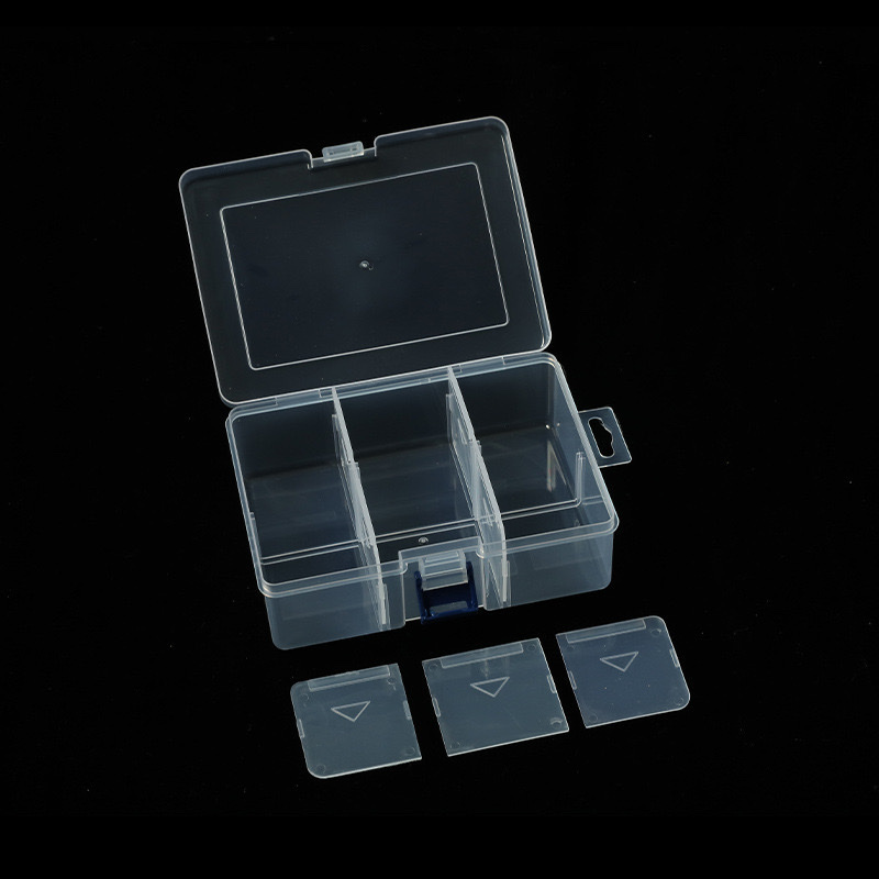Factory in-stock transparent plastic storage boxes, multi-compartment storage boxes, jewelry and bead storage boxes, display boxes Specification image