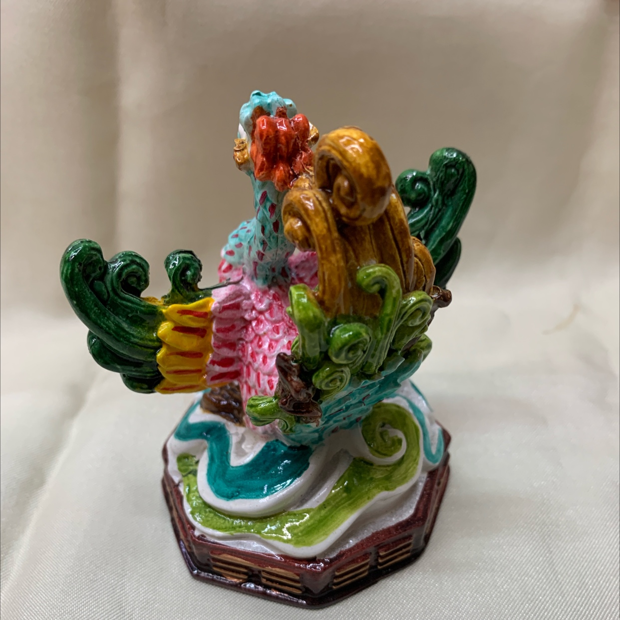 CAI's exquisite resin hand-painted auspicious decorative item Y-113 Zhuque Specification image