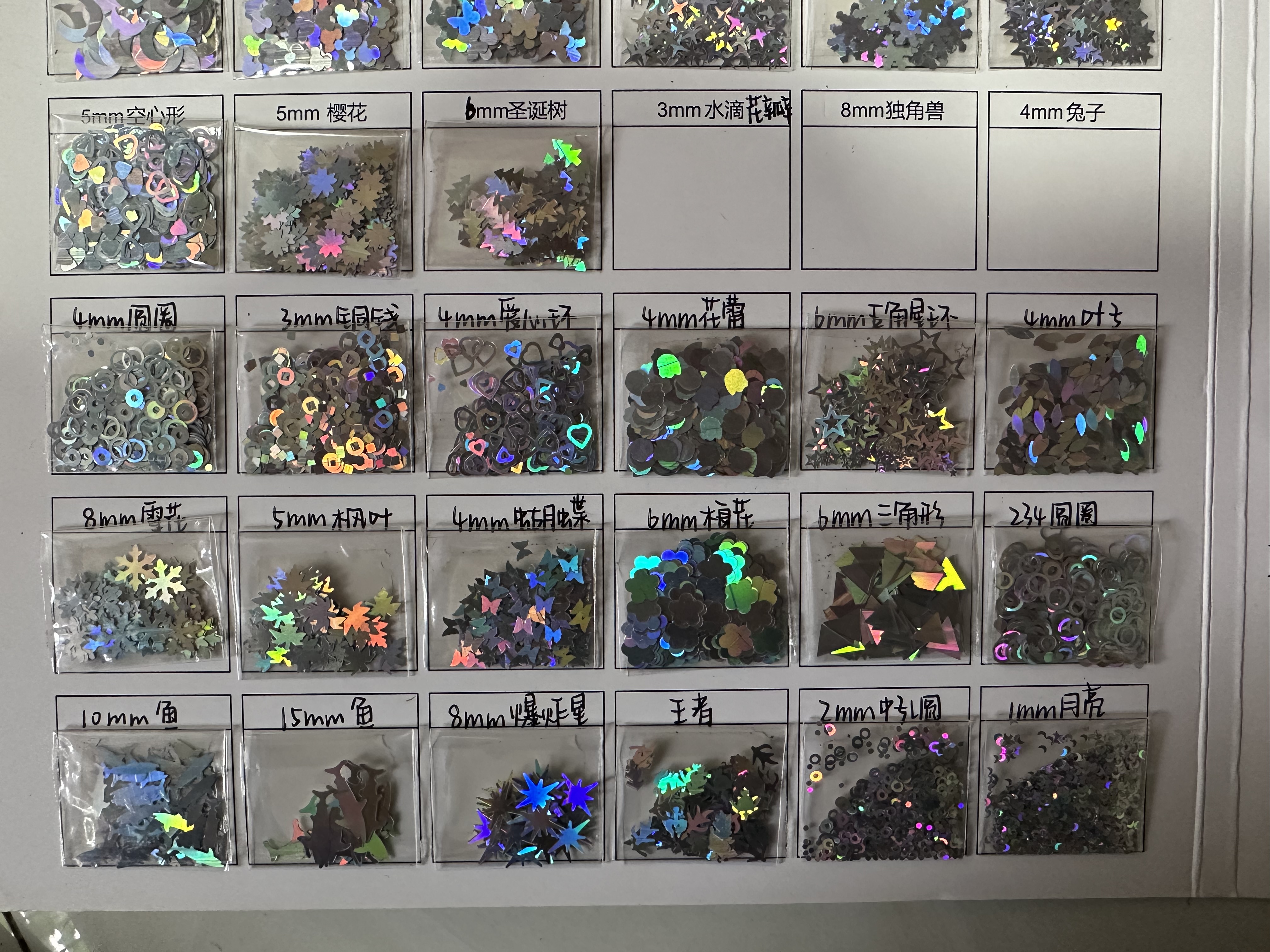 闪亮亮片金葱粉彩妆闪粉眼影高光亮泽闪烁装饰粉50g装细节图