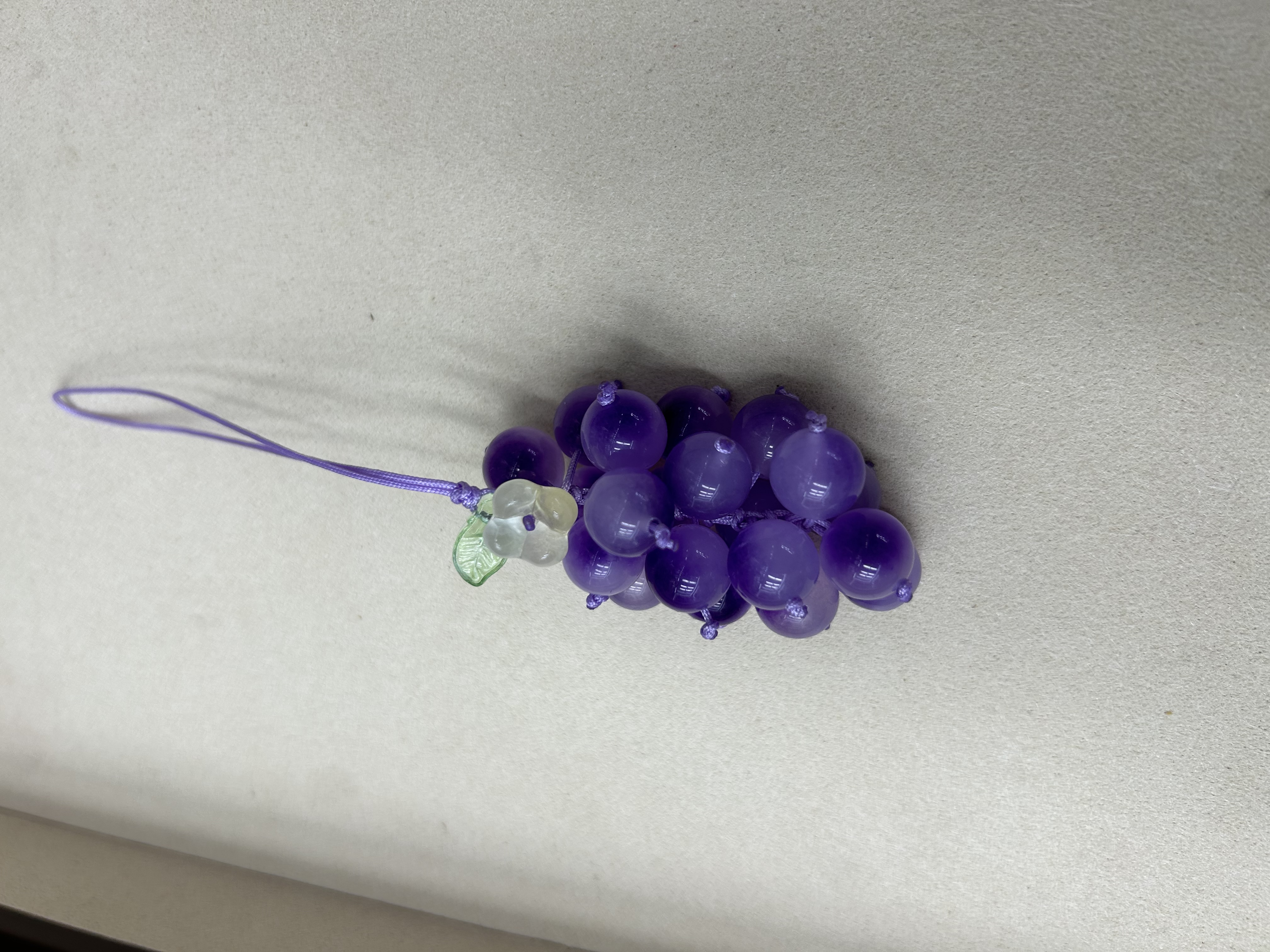 东海水晶水晶发财树紫葡萄装饰挂件精品工艺礼品 文创产品详情图2